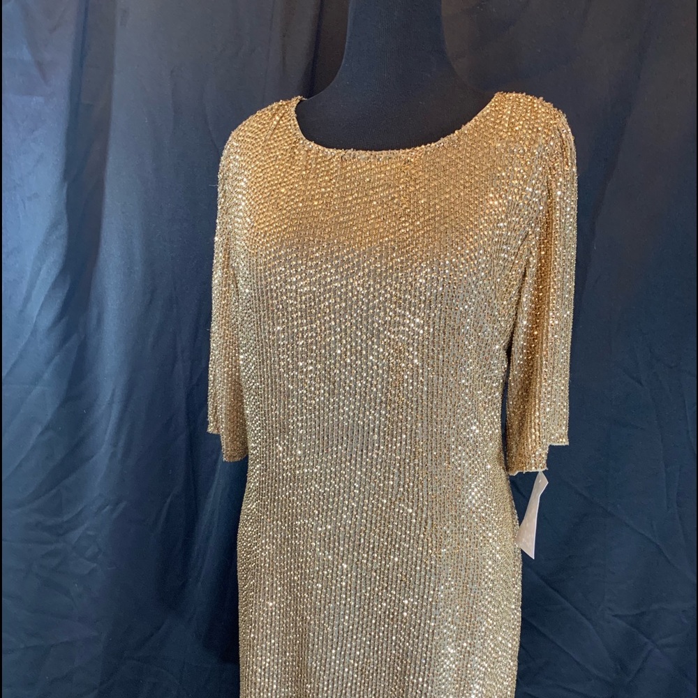 New gold dress from Lotus Threads